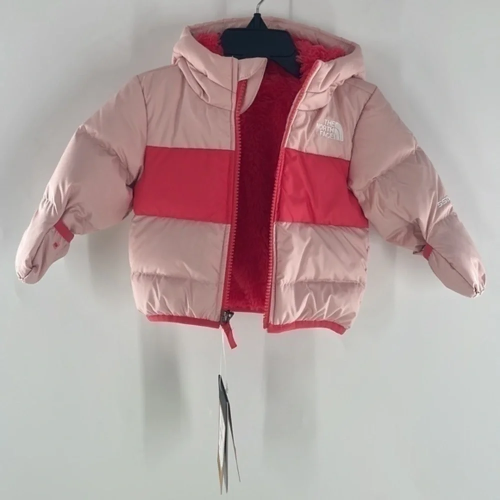 THE NORTH FACE Baby Girl's Moondoggy Pink Hoodie Jacket